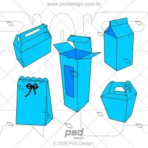 moldes caixas personalizadas