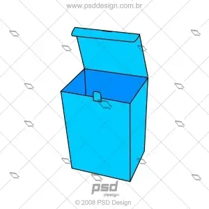 molde caixa rasteirinha