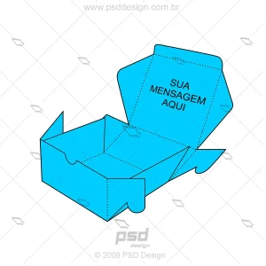 molde caixa sapatinho bebe