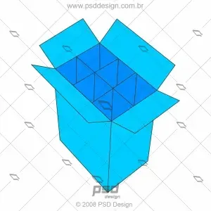 molde caixa para garrafas