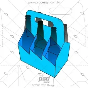 molde caixa longneck