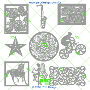 desenhos vetores para recorte a laser