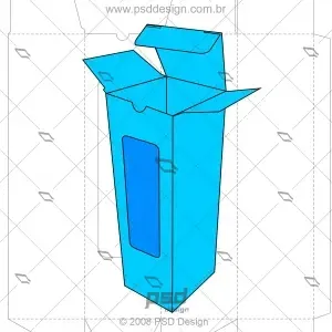 molde caixa garrafa mini espumante