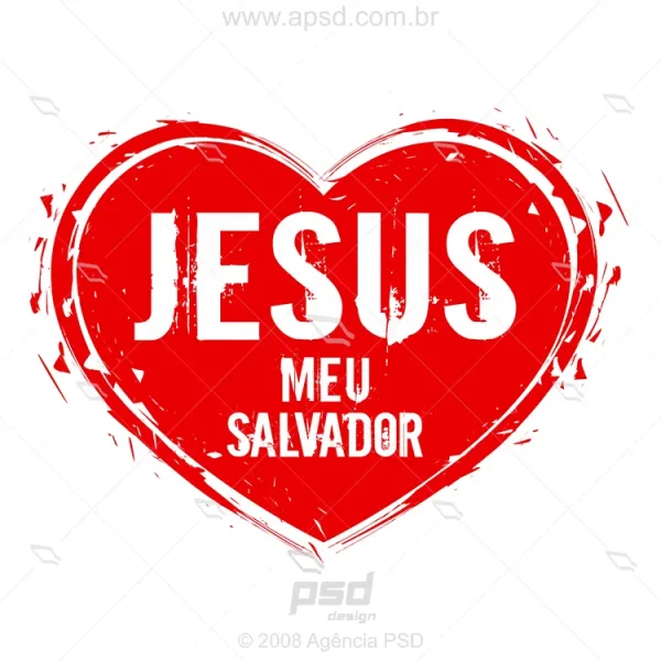 arte jesus meu salvador