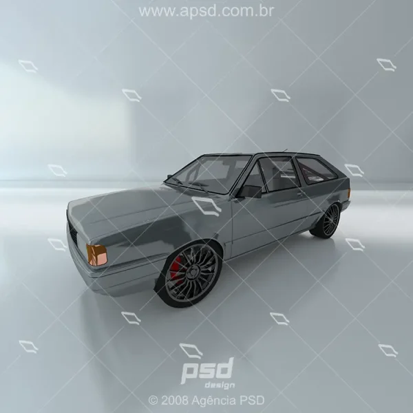 model 3d gol quadrado