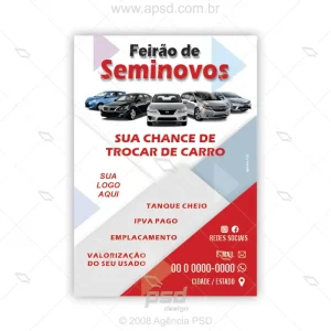 panfletos feirão seminovos