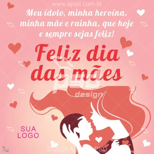 arte feliz dia das mães