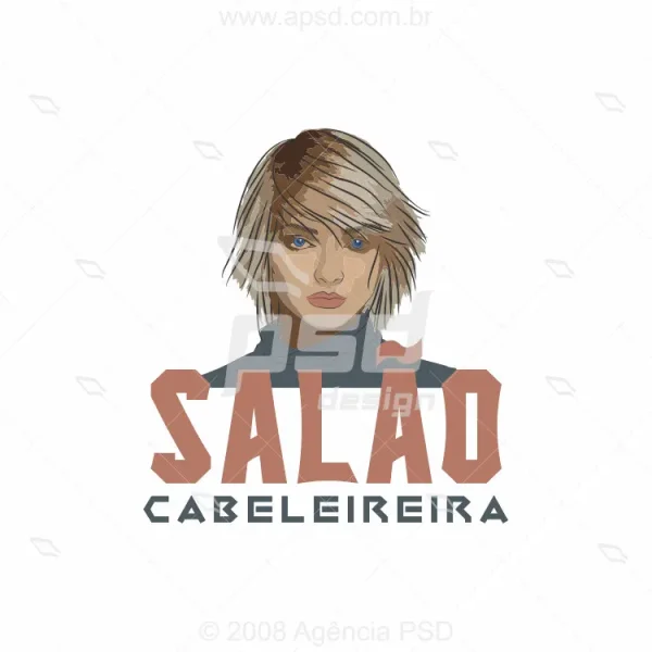 logo salão cabeleireira