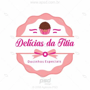 logo docinhos da titia