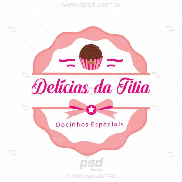 logo docinhos da titia