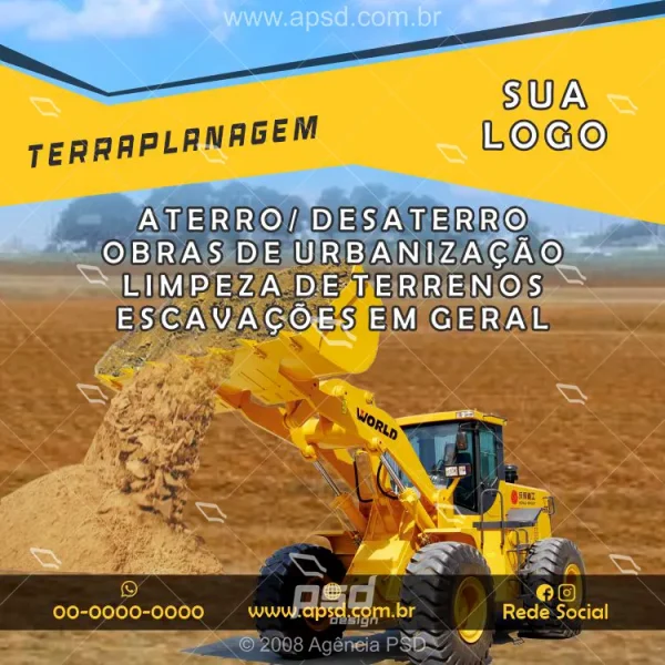 arte terraplanagem