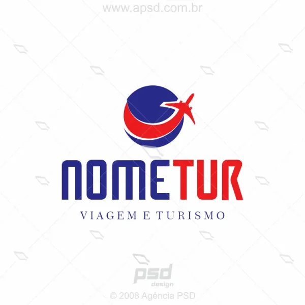 Logo viagem e turismo