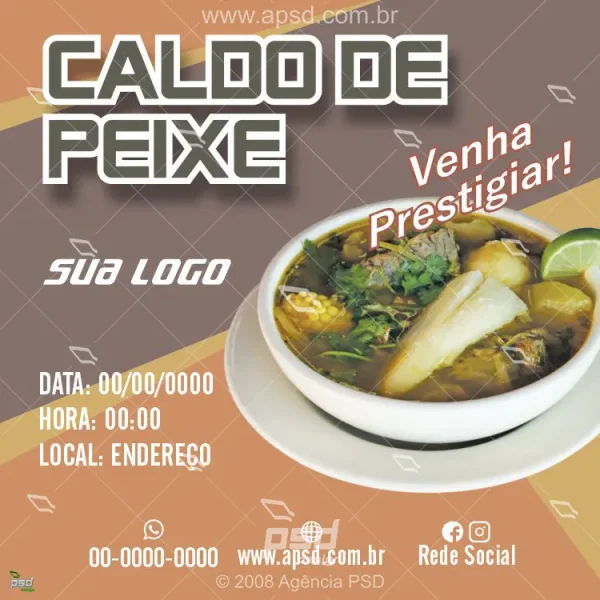 arte caldo de peixe