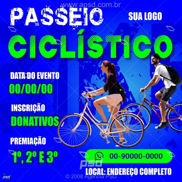 arte passeio ciclistico