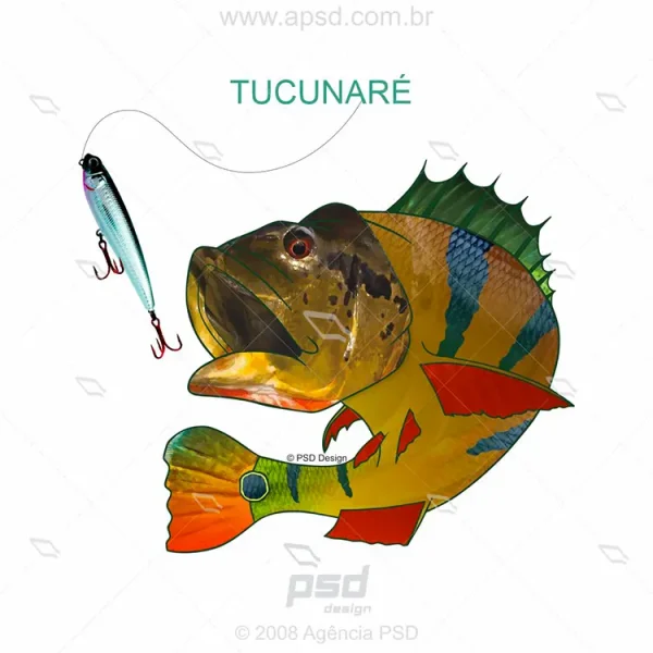 desenho tucunaré