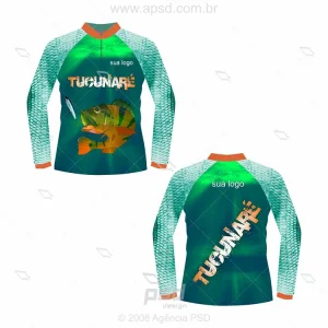 Arte camiseta tucunaré