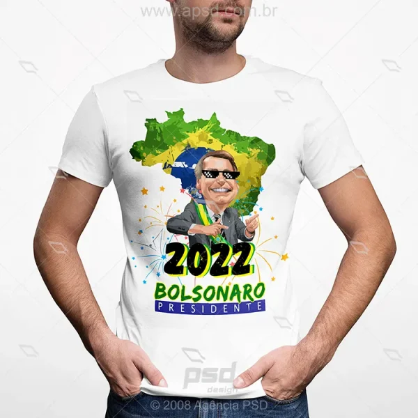 estampa camiseta bolsonaro