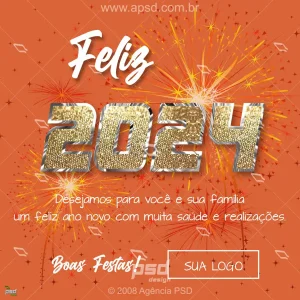 Arte pronta feliz 2024