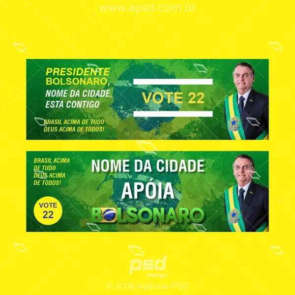 arte outdoor bolsonaro