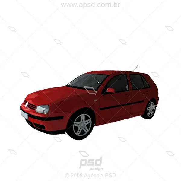 model 3d vw golf