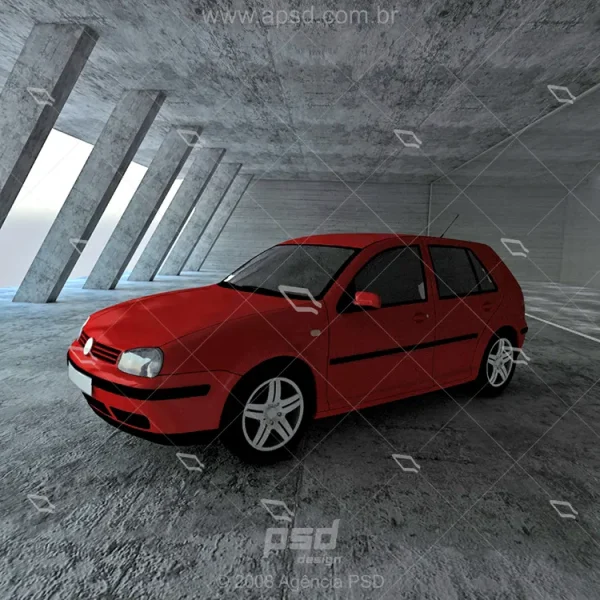 golf model 3d