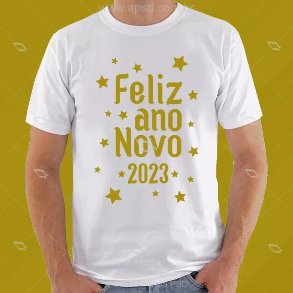 estampa pronta feliz ano novo