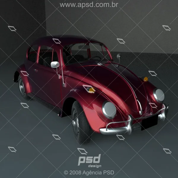 fusca model 3d