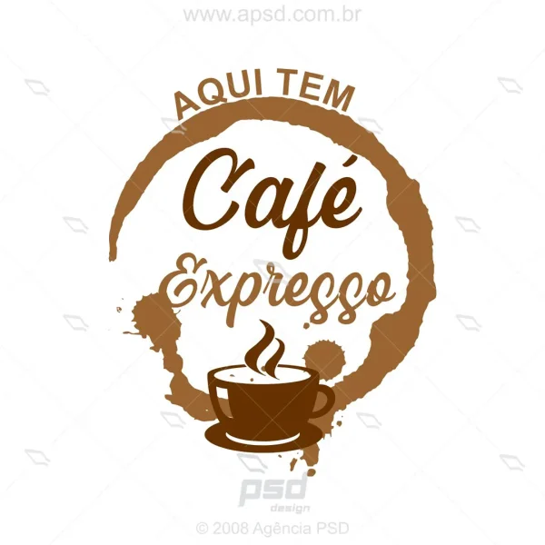 logo placa café expresso