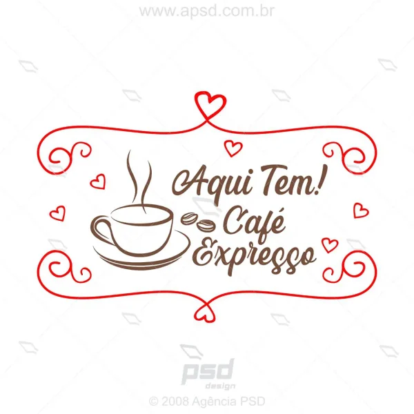 placa cafe expresso