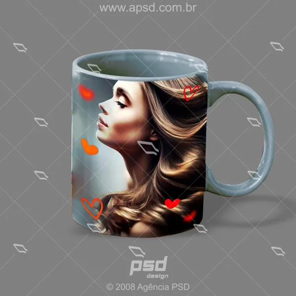 caneca cabeleireira