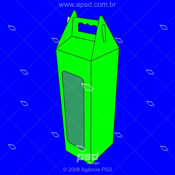 caixa molde copo long drigk