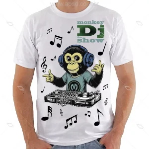 Estampa dj monkey