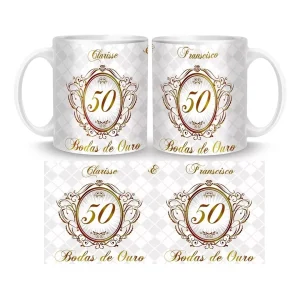 Canecas Bodas De Ouro