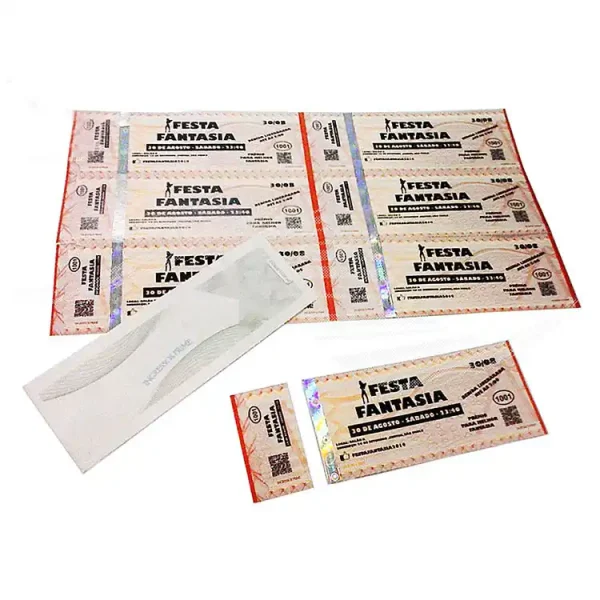 ingressos filigranados