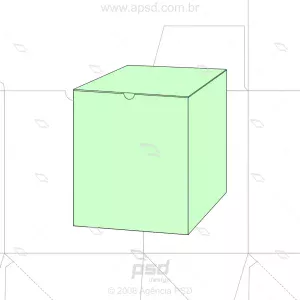 molde caixa xsalada