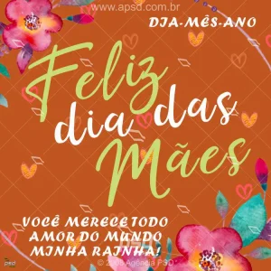 Feliz dia das mães
