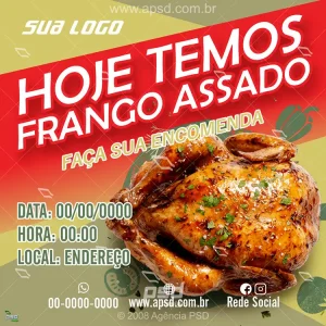 Arte frango assado