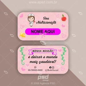 Cartão nutricionista