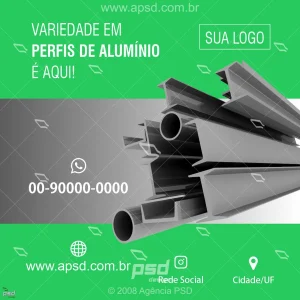 Arte perfis de alumínio