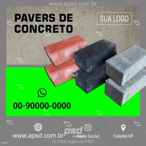 Arte pavers de concreto
