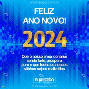 Arte feliz ano novo