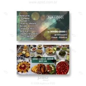 Arte cartão eventos