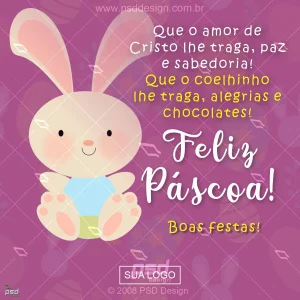 arte feliz páscoa coelho