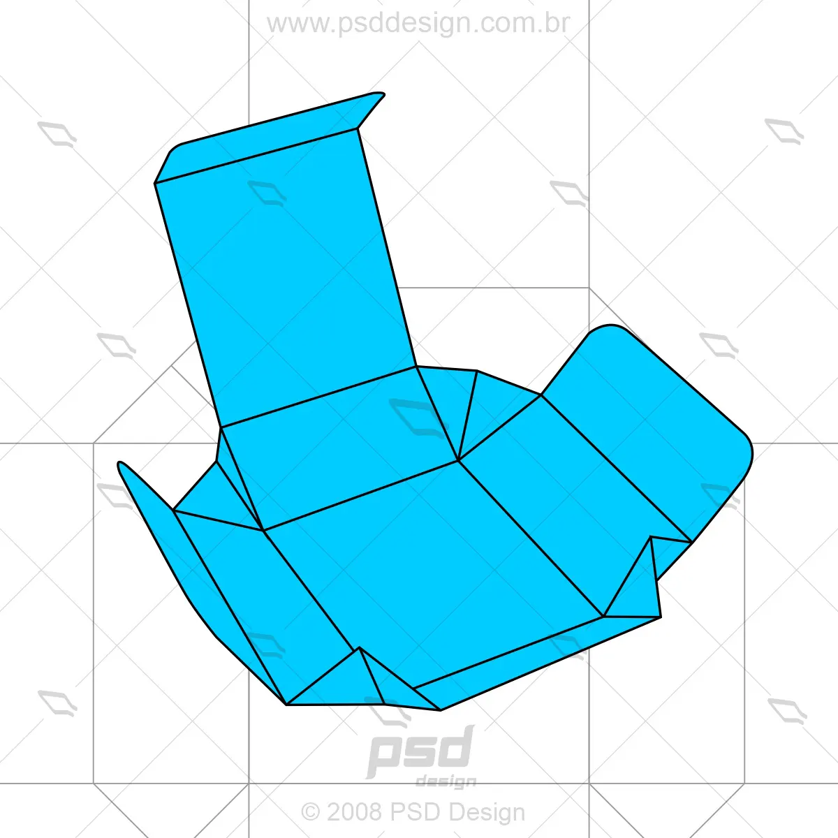 molde caixa sabonete