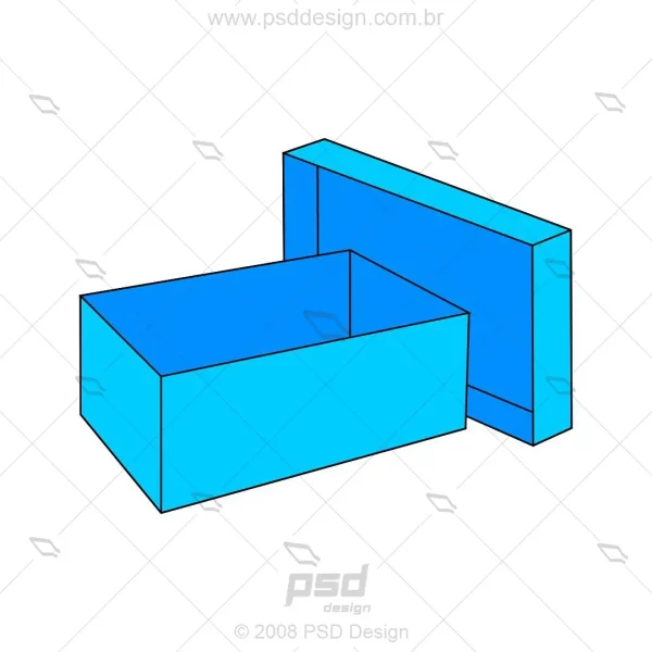 molde caixa para celular