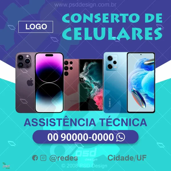 Arte para assistência celular