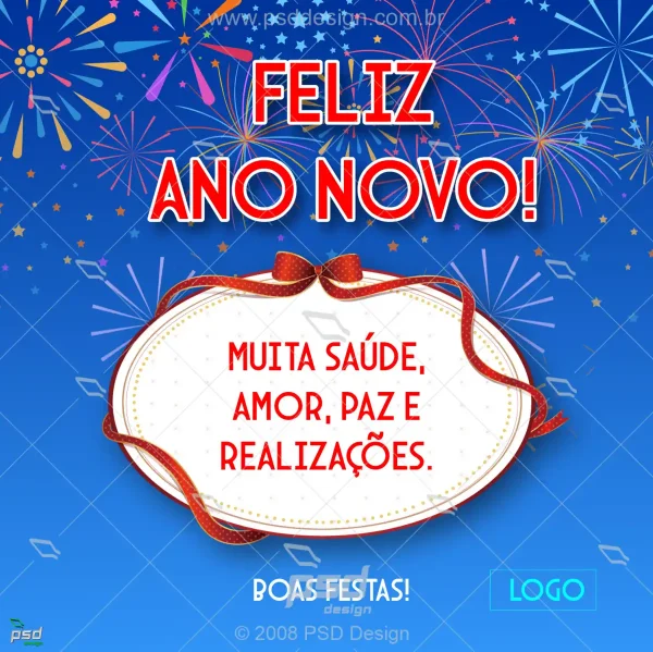 arte feliz ano novo