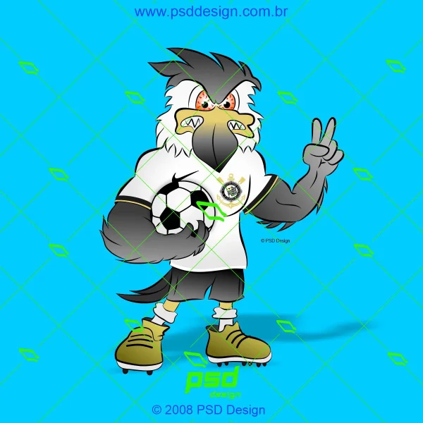 mascote gavião corinthians