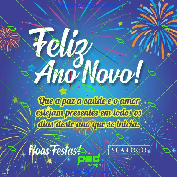 arte midia feliz ano novo