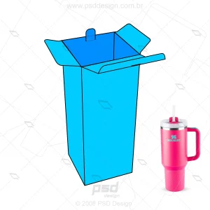 molde caixa copo stanley